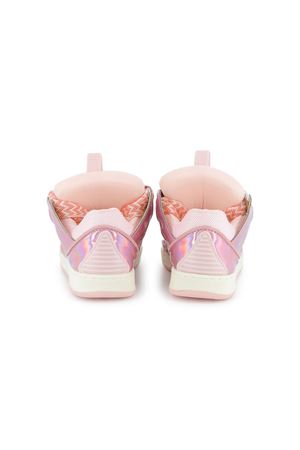 sneakers in pelle rosa LANVIN KIDS | N30189S74